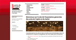 Desktop Screenshot of amisdelopera.ch